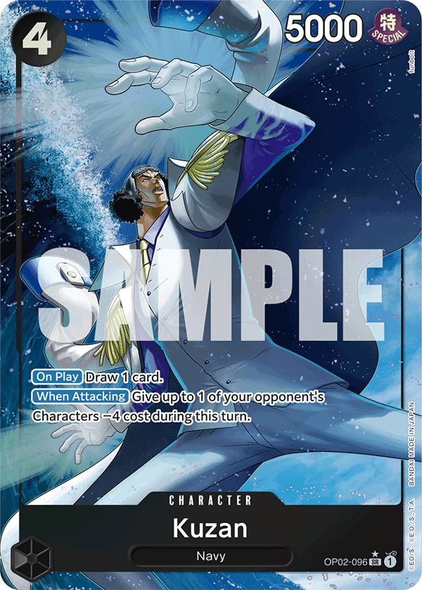 Kuzan, Premium Booster -The Best- · OP02-096