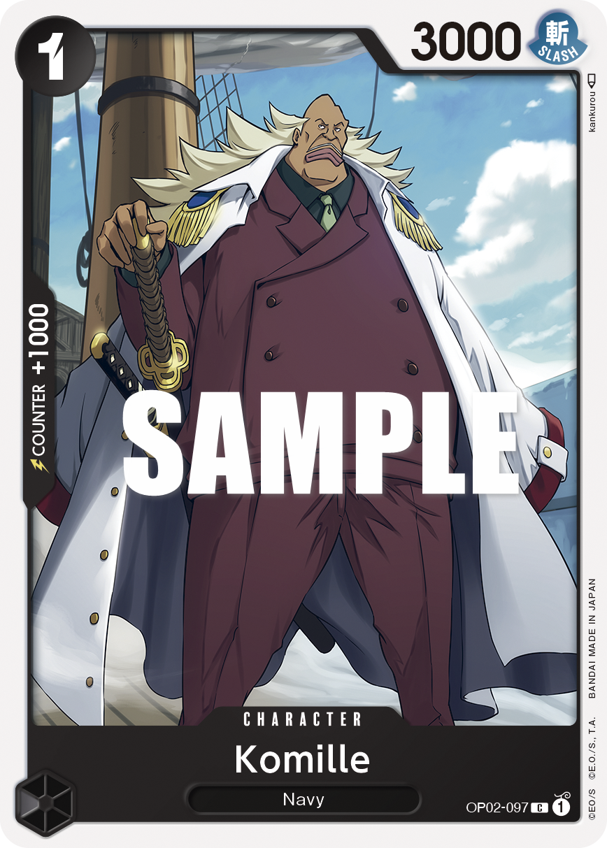 Komille, Paramount War Pre-Release Cards · OP02-097
