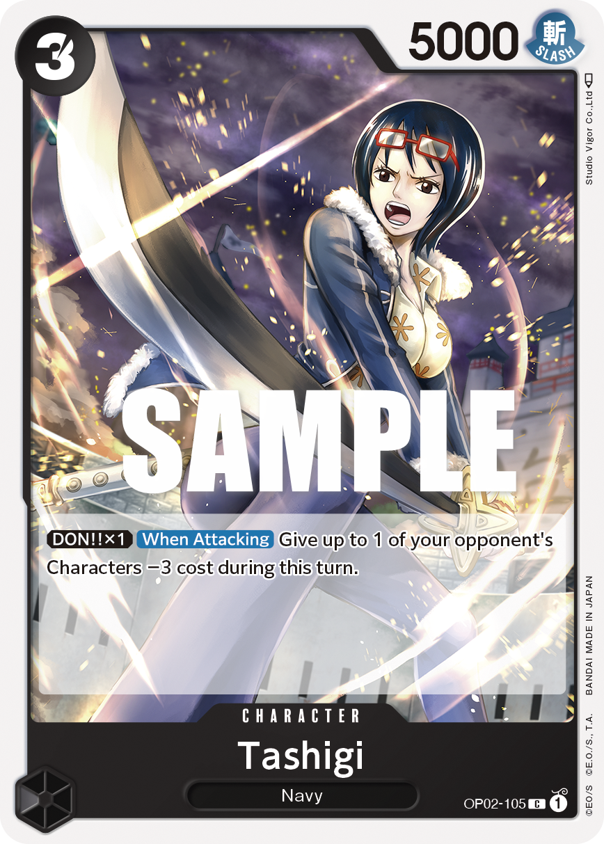 Tashigi, Paramount War · OP02-105