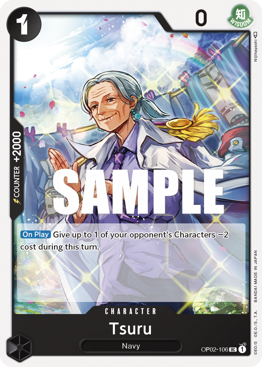 Tsuru, One Piece Promotion Cards · OP02-106