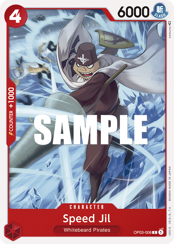 Speed Jil, ST-15: Starter Deck 15 RED Edward.Newgate · OP03-006