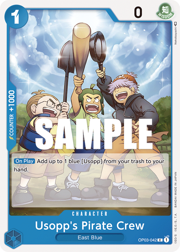 Usopp's Pirate Crew, Pillars of Strength Pre-Release Cards · OP03-042