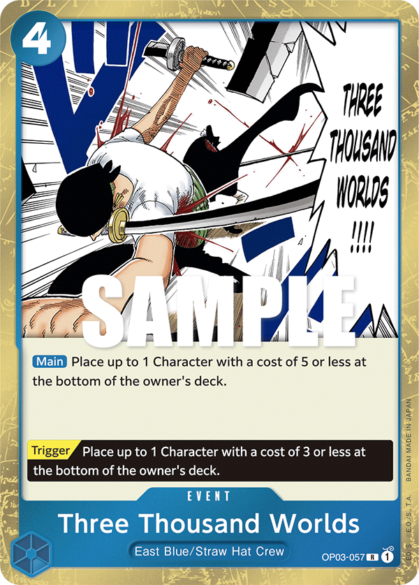 Three Thousand Worlds, One Piece Promotion Cards · OP03-057