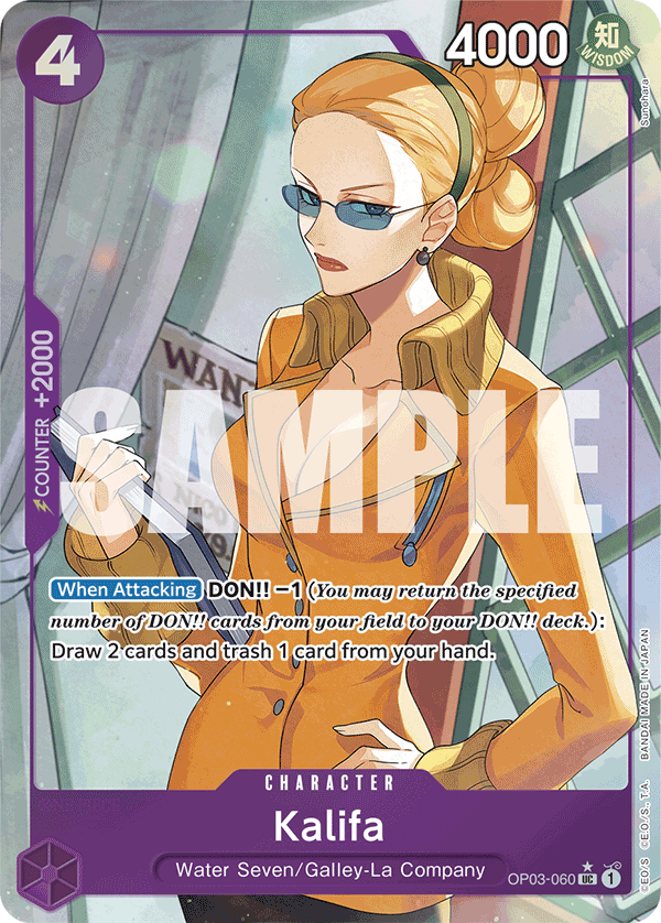 Kalifa, Premium Booster -The Best- · OP03-060