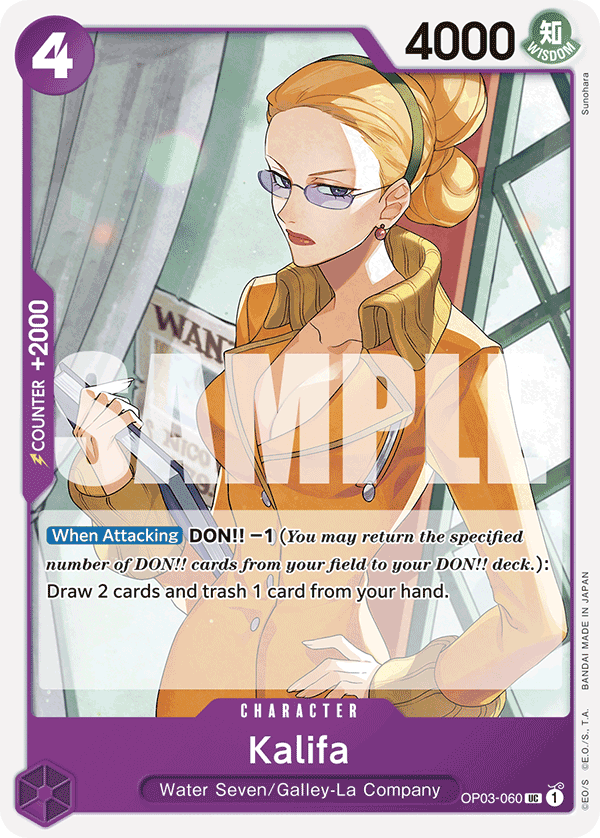 Kalifa, Premium Booster -The Best- · OP03-060