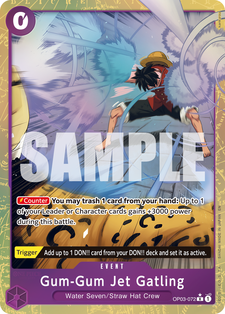 Gum-Gum Jet Gatling, Premium Booster -The Best- Vol. 2 · OP03-072