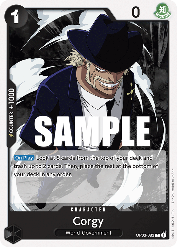 Corgy, Pillars of Strength Pre-Release Cards · OP03-083