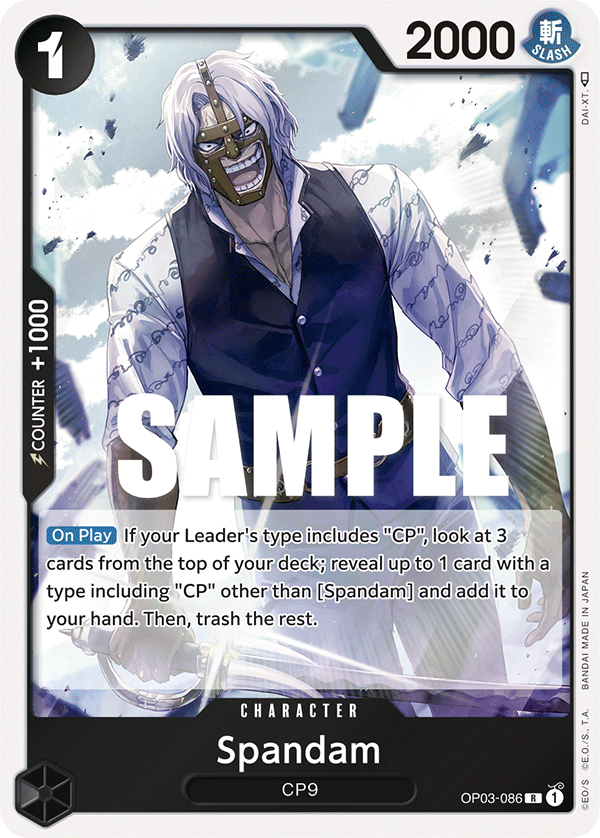 Spandam, Pillars of Strength · OP03-086