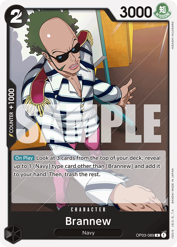 Brannew, ST-19: Starter Deck 19 BLACK Smoker · OP03-089