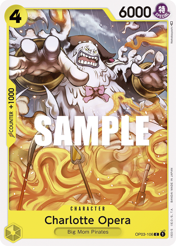 Charlotte Opera, Pillars of Strength Pre-Release Cards · OP03-106