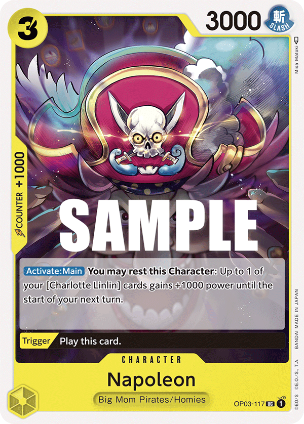 Napoleon, Pillars of Strength Pre-Release Cards · OP03-117