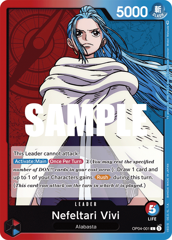Nefeltari Vivi, Kingdoms of Intrigue · OP04-001