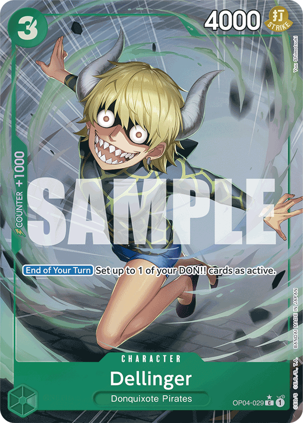 Dellinger, Premium Booster -The Best- · OP04-029