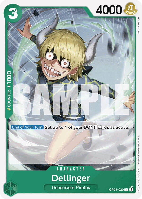 Dellinger, Premium Booster -The Best- · OP04-029