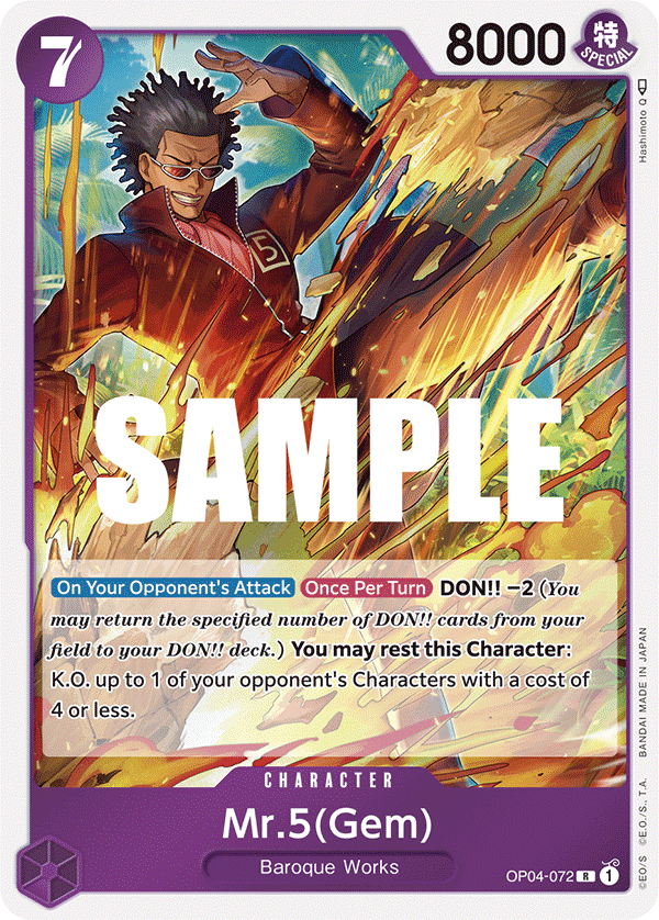 Mr.5, Kingdoms of Intrigue · OP04-072