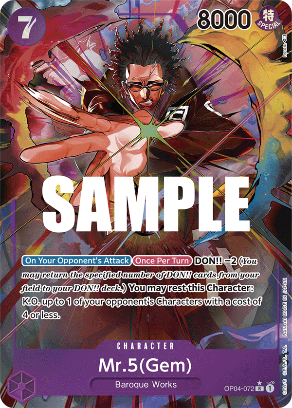 Mr.5, Kingdoms of Intrigue · OP04-072