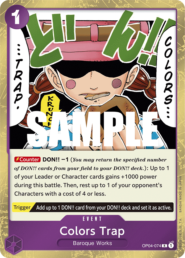 Colors Trap, Kingdoms of Intrigue · OP04-074