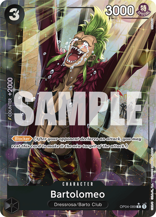 Bartolomeo, Premium Booster -The Best- · OP04-089