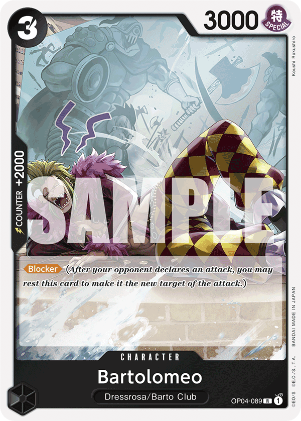 Bartolomeo, Premium Booster -The Best- · OP04-089