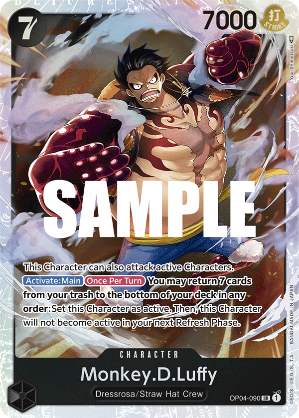 Monkey.D.Luffy, Kingdoms of Intrigue · OP04-090