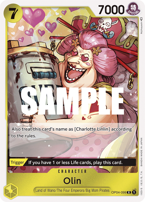Olin, Kingdoms of Intrigue · OP04-099