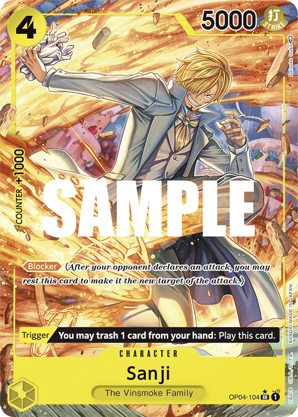 Sanji, Kingdoms of Intrigue · OP04-104