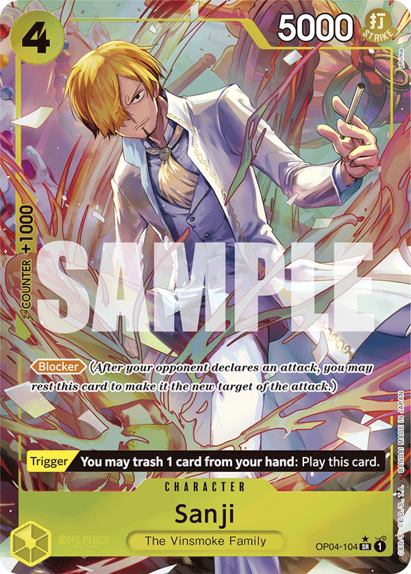 Sanji, Premium Booster -The Best- · OP04-104