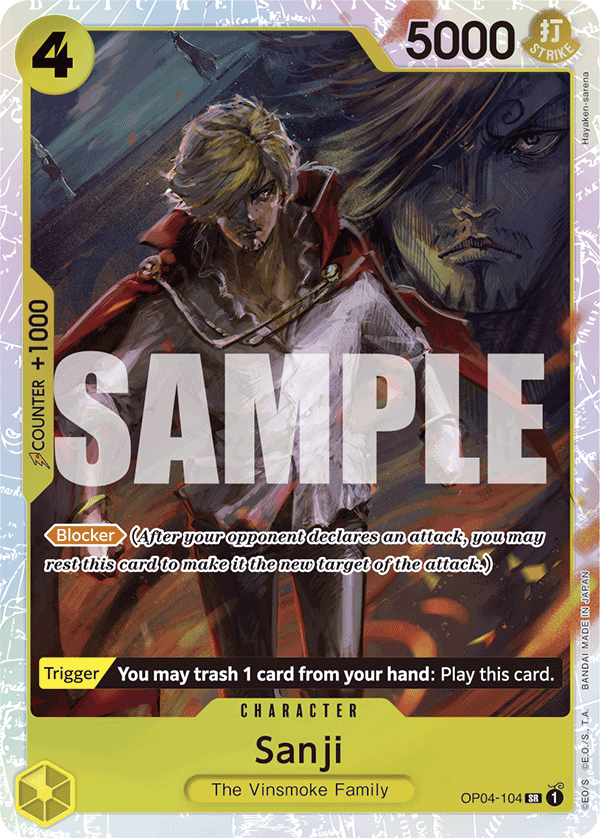 Sanji, Premium Booster -The Best- · OP04-104
