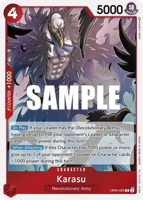 Karasu, Awakening of the New Era · OP05-005
