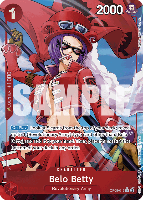 Belo Betty, Premium Booster -The Best- · OP05-015