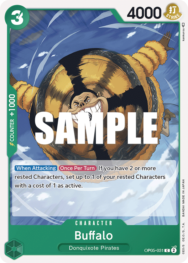 Buffalo, Awakening of the New Era: 1st Anniversary Tournament Cards · OP05-031
