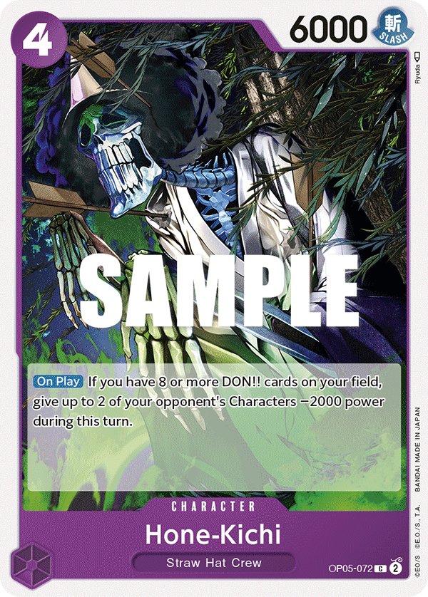 Hone-Kichi, Awakening of the New Era: 1st Anniversary Tournament Cards · OP05-072