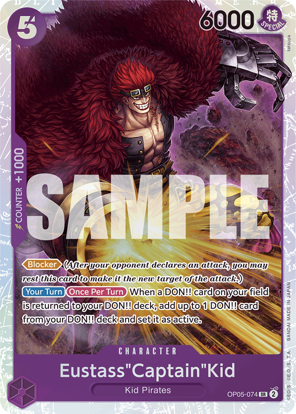 Eustass"Captain"Kid, Premium Booster -The Best- · OP05-074