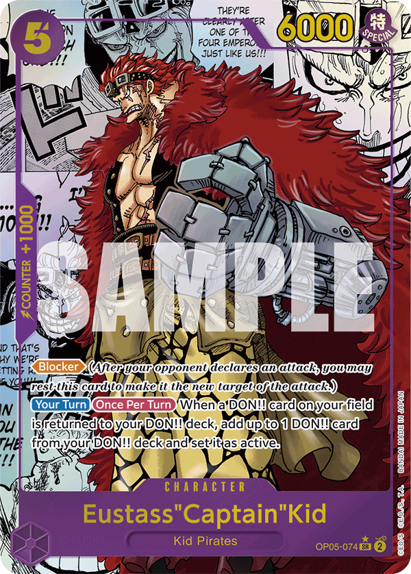 Eustass"Captain"Kid, Premium Booster -The Best- · OP05-074