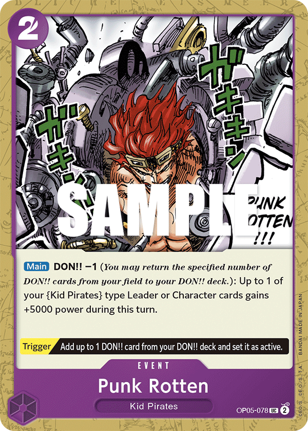 Punk Rotten, Awakening of the New Era: 1st Anniversary Tournament Cards · OP05-078