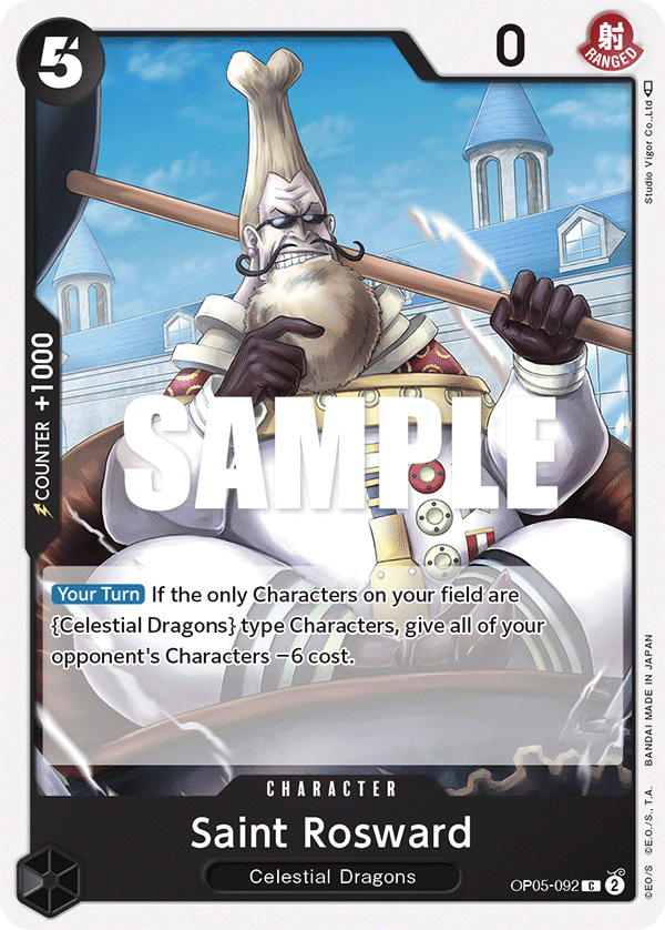 Saint Rosward, Awakening of the New Era: 1st Anniversary Tournament Cards · OP05-092