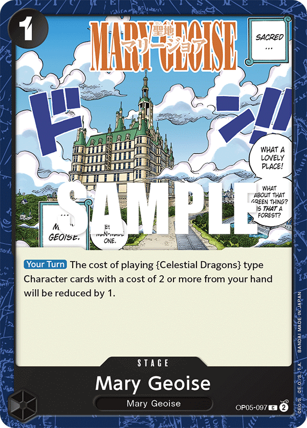 Mary Geoise, Awakening of the New Era: 1st Anniversary Tournament Cards · OP05-097