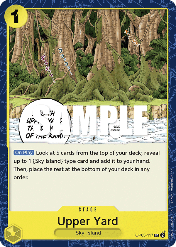 Upper Yard, Set Sail Deck Set · OP05-117