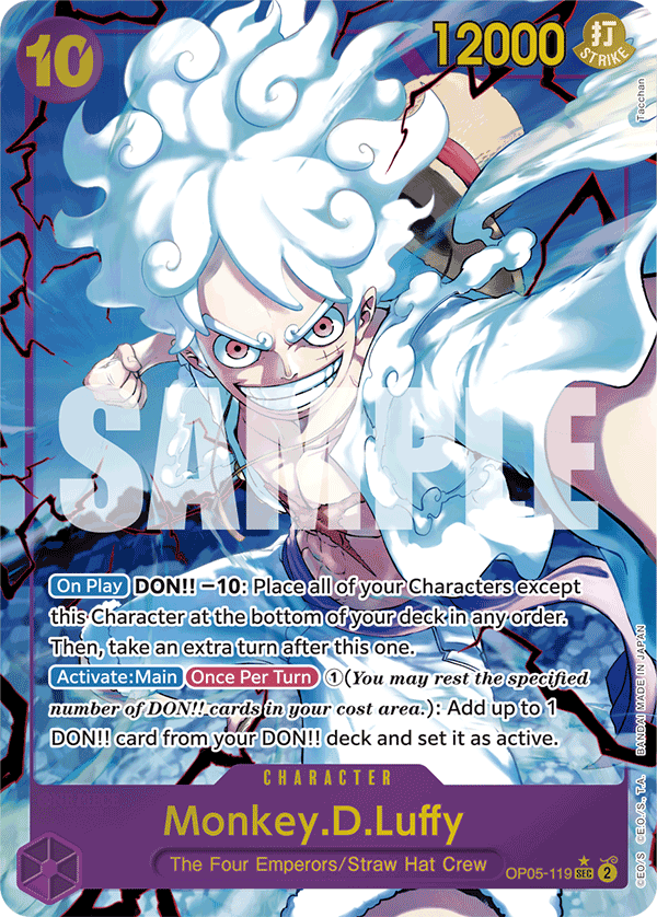 Monkey.D.Luffy, Premium Booster -The Best- · OP05-119