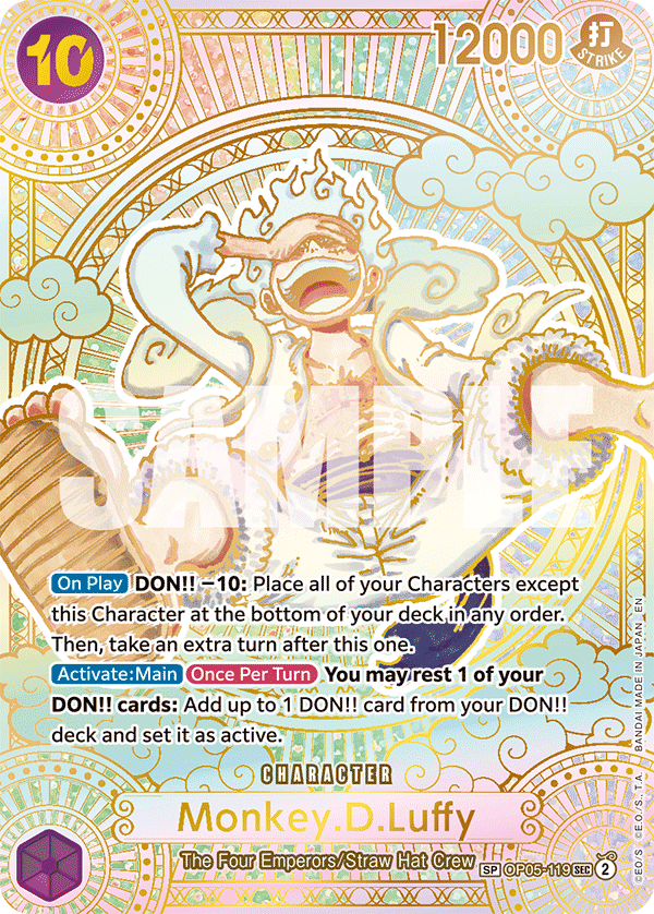 Monkey.D.Luffy, A Fist of Divine Speed · OP05-119