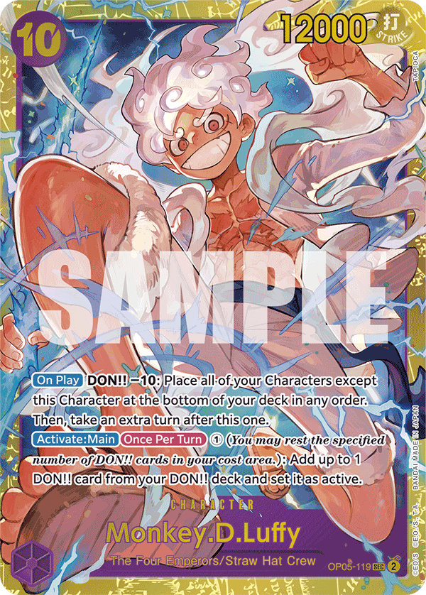 Monkey.D.Luffy, Premium Booster -The Best- · OP05-119