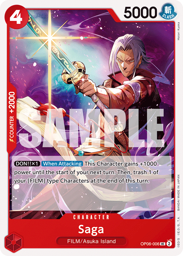 Saga, Wings of the Captain · OP06-006