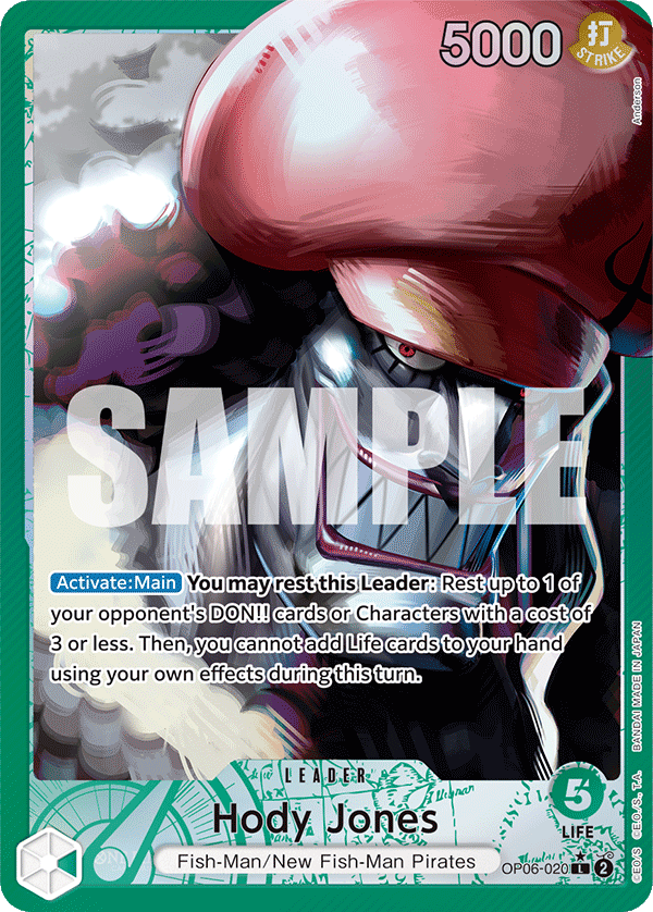 Hody Jones, Wings of the Captain · OP06-020