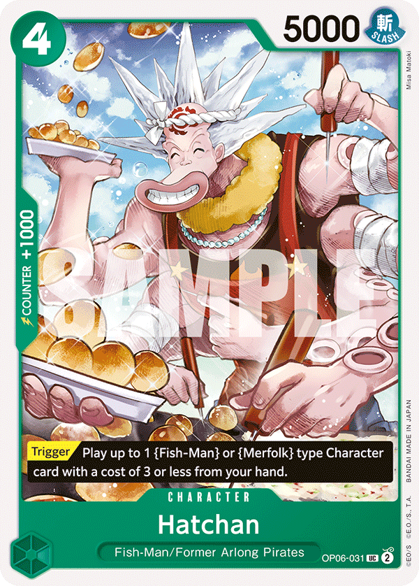 Hatchan, Wings of the Captain · OP06-031