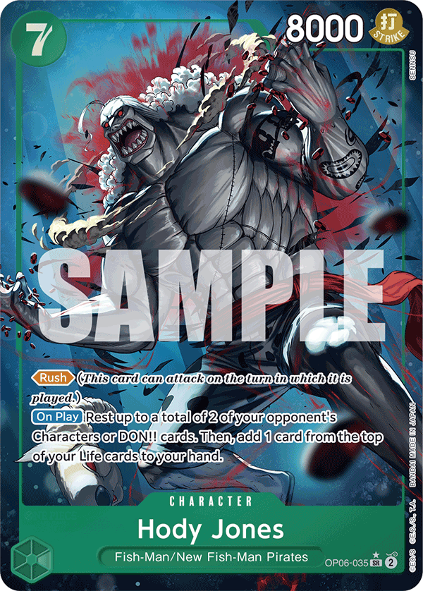 Hody Jones, Premium Booster -The Best- · OP06-035
