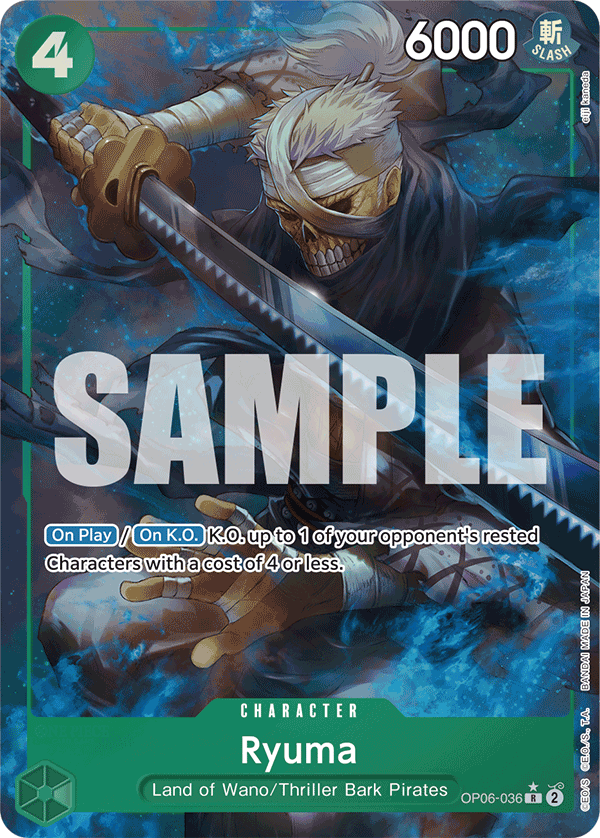 Ryuma, Premium Booster -The Best- · OP06-036