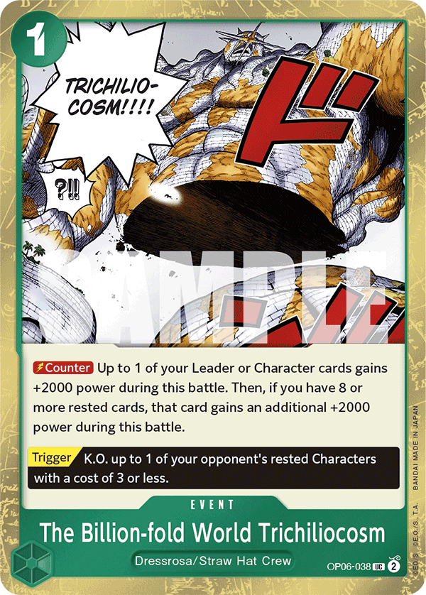 The Billion-fold World Trichiliocosm, Premium Booster -The Best- · OP06-038