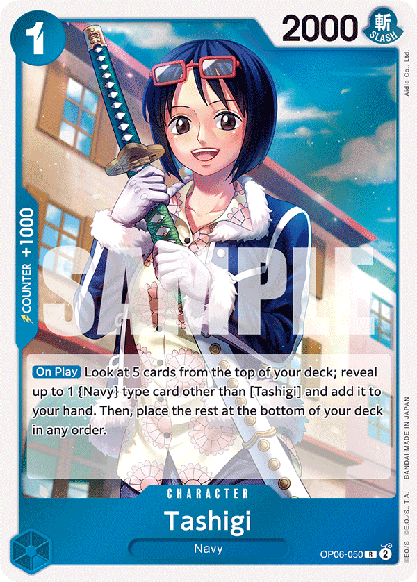 Tashigi, Wings of the Captain · OP06-050