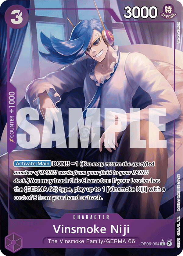 Vinsmoke Niji, Premium Booster -The Best- · OP06-064