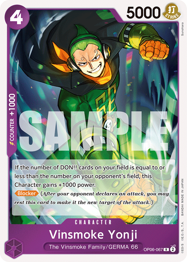 Vinsmoke Yonji, Wings of the Captain · OP06-067